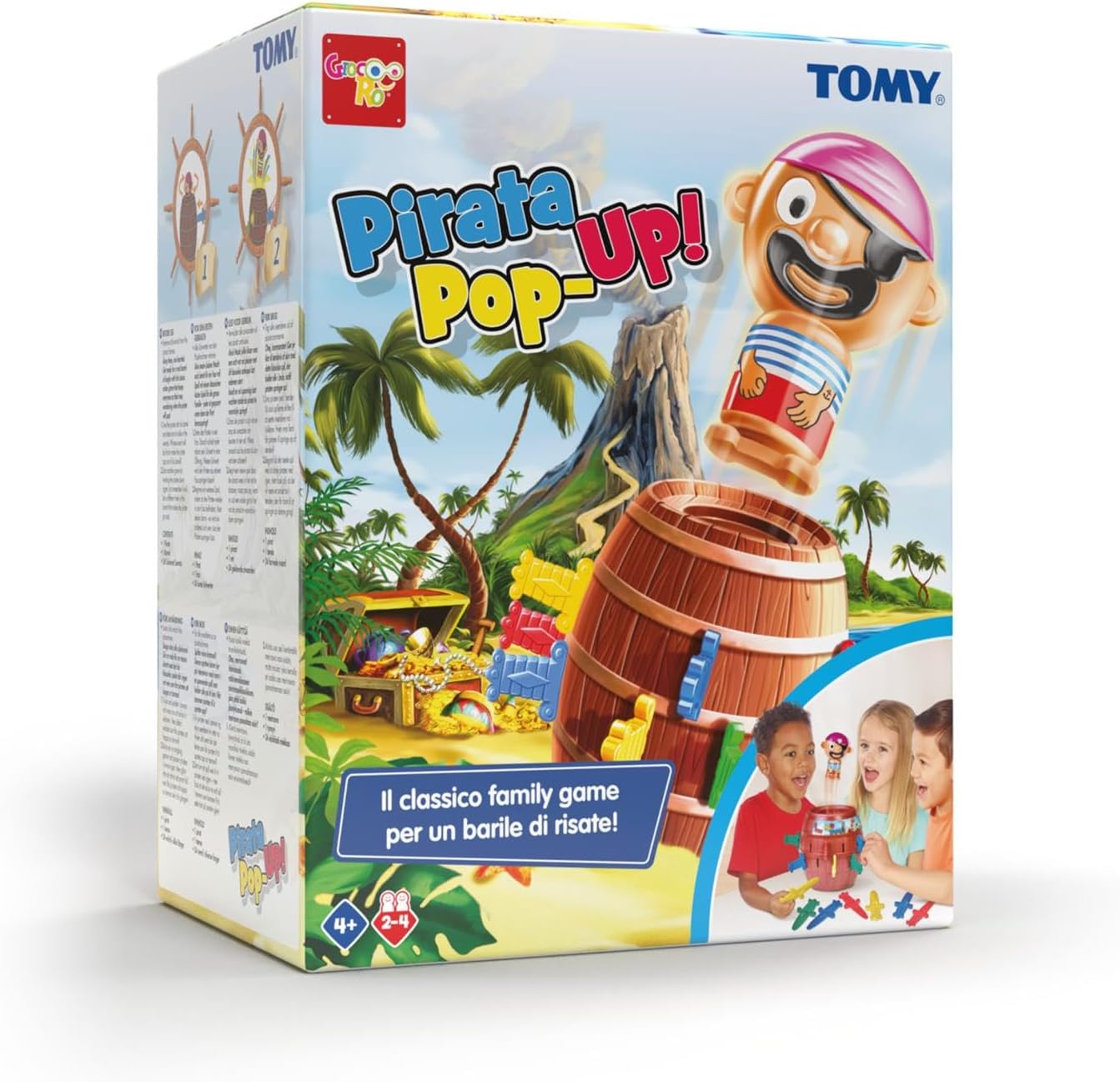 Pirata Pop Up - Gioco di società con pirata nella botte